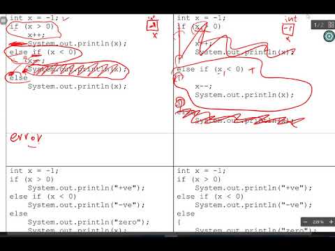 Programming 1 Java - 2.8 Nested if Output