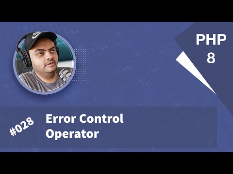 Learn PHP 8 In Arabic 2022 - #028 - Error Control Operator