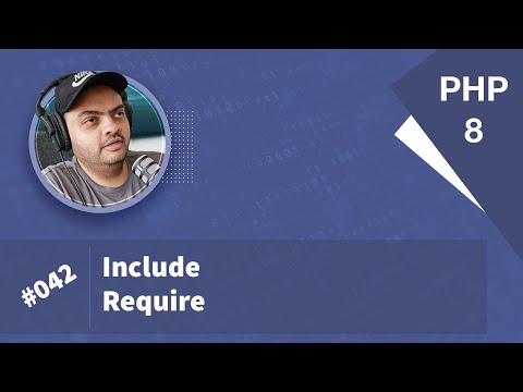 Learn PHP 8 In Arabic 2022 - #042 - Include And Require