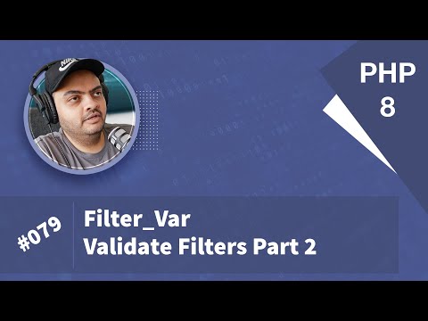 Learn PHP 8 In Arabic 2022 - #079 - filter_var Validate Filters Part 2