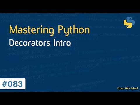 Learn Python in Arabic #083 - Decorators - Intro