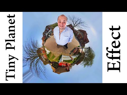 كيفية عمل تأثير الكوكب الصغير بالفوتوشوب Tiny planet Effect