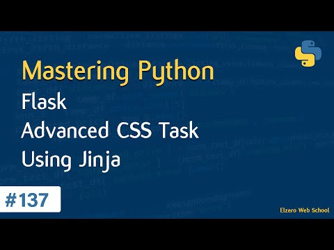 Learn Python in Arabic #137 - Flask - Advanced Css Task Using Jinja