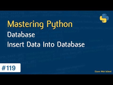 Learn Python in Arabic #119 - Databases - SQLite Insert Data Into Database