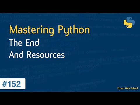 Learn Python in Arabic #152 - The End And Resources