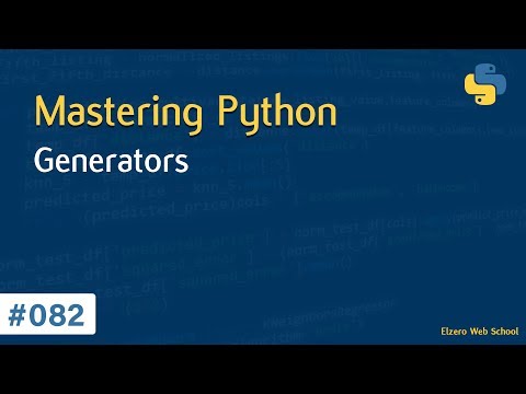 Learn Python in Arabic #082 - Generators