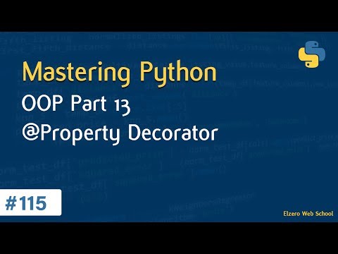 Learn Python in Arabic #115 - OOP Part 13 @Property Decorator