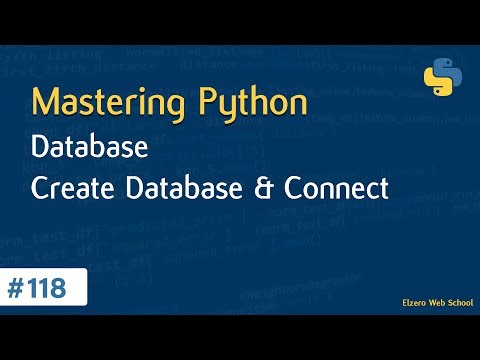 Learn Python in Arabic #118 - Databases - SQLite Create Database And Connect