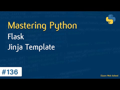 Learn Python in Arabic #136 - Flask - Jinja Template