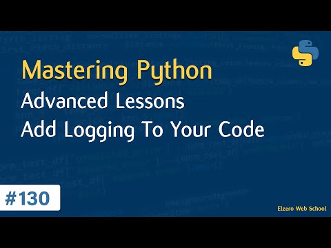 Learn Python in Arabic #130 - Advanced Lessons - Add Logging To Your Code