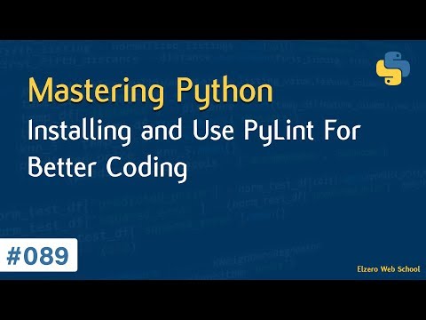 Learn Python in Arabic #089 - Installing And Use Pylint For Better Code