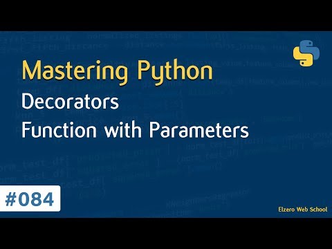 Learn Python in Arabic #084 - Decorators - Function With Parameters