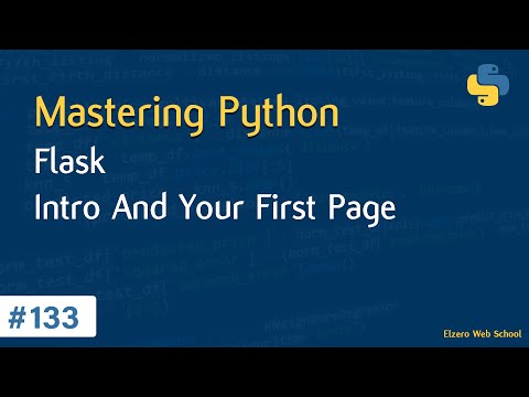 Learn Python in Arabic #133 - Flask - Intro And Your First Page