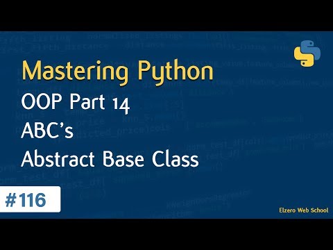 Learn Python in Arabic #116 - OOP Part 14 ABCs Abstract Base Class