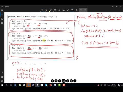 Programming 1 Java - 4.4 Method and Loops Exercise