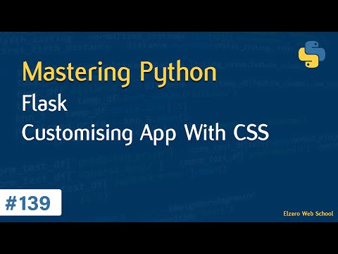 Learn Python in Arabic #139 - Flask - Customizing App With Css