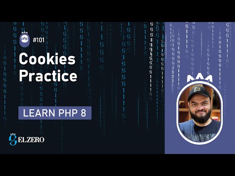 Learn PHP 8 In Arabic 2022 - #101 - Cookies Practice