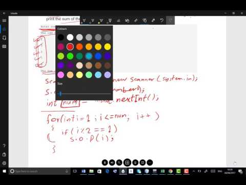 Programming 1 Java - 3.4 for and while Exercise 3