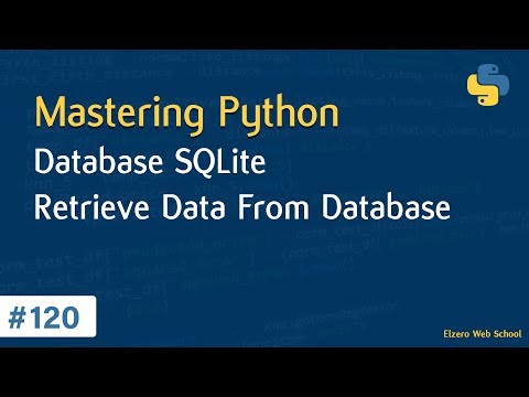 Learn Python in Arabic #120 - Databases - SQLite Retrieve Data From Database